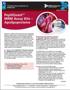 MRM Apolipoprotein Image